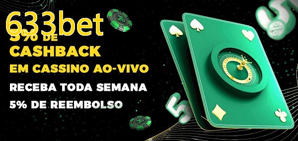 Promoções do cassino ao Vivo 633bet